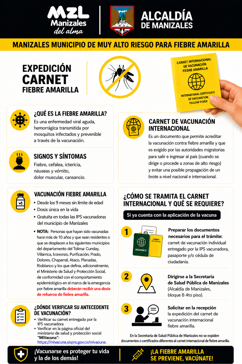 Procedimiento fiebre Amarilla